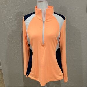 Cutter & Buck Annika Women's Half-Zip Long Sleeve Performance Pullover Size S